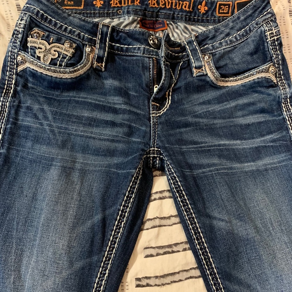 Cute Rock Revival Jeans